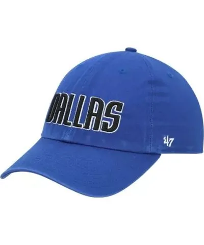 '47 Men's NBA Dallas Mavericks Clean Up Wordmark Adjustable Hat