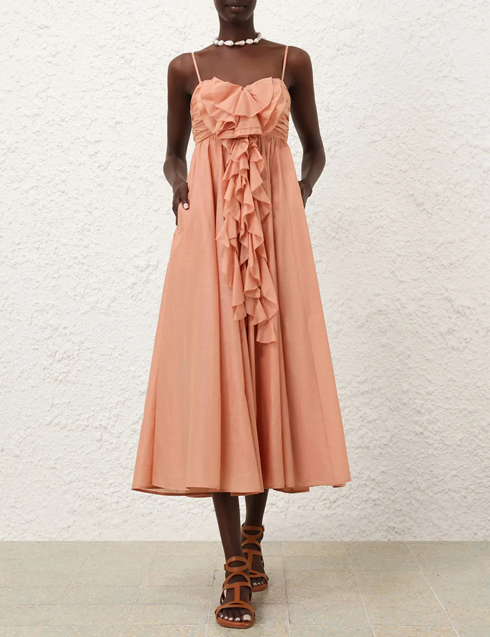 Acacia Ruffle Maxi Dress