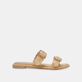 ALAINA SANDALS LT NATURAL RAFFIA– Dolce Vita 6967323590722