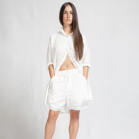 Album Di Famiglia Woman Shorts Milk White