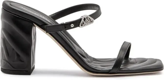 Alexander McQueen 85mm Seal sandals Black