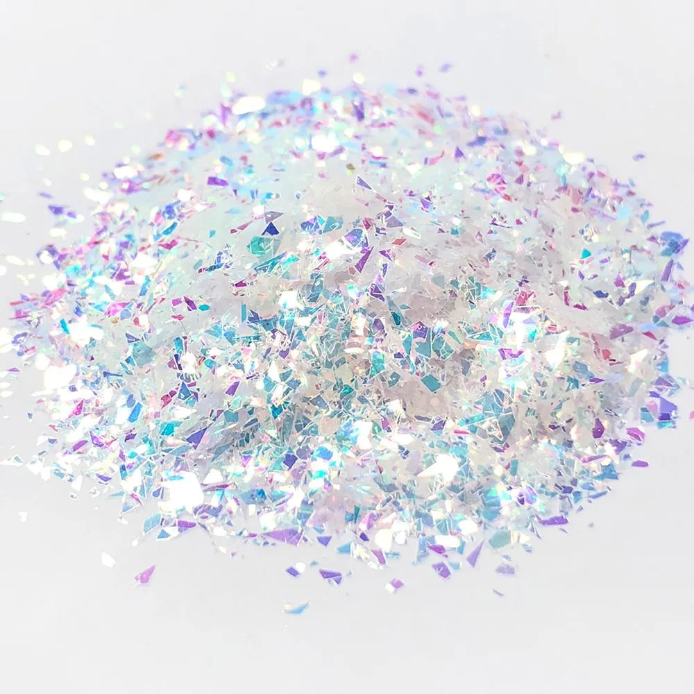 Aurora Shattered Glass Glitter Flakes