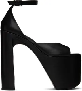 Balenciaga Black Camden 160 Heeled Sandals