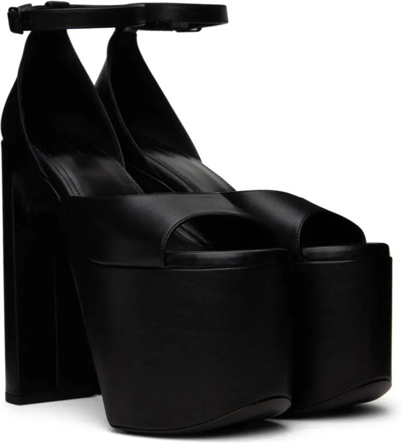 Balenciaga Black Camden 160 Heeled Sandals