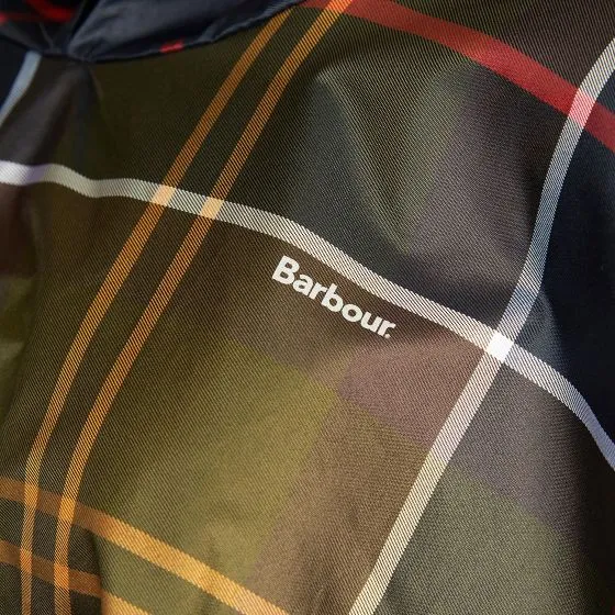 Barbour Hooded Tartan / Multicolored Poncho Coat