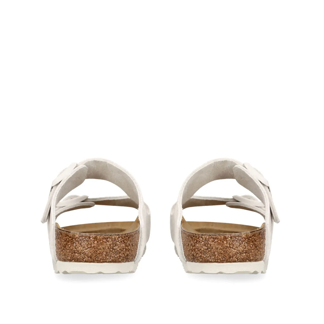 BIRKENSTOCK Arizona Suede Sandals - White