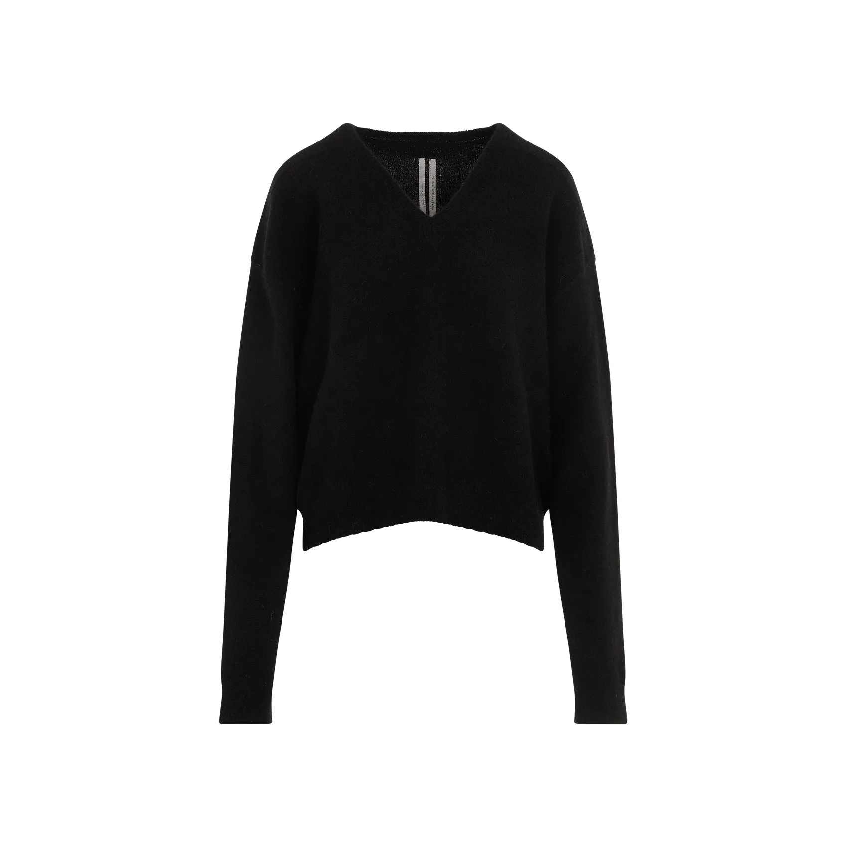 Black Tommy V-Neck Alpaca-blend Sweater