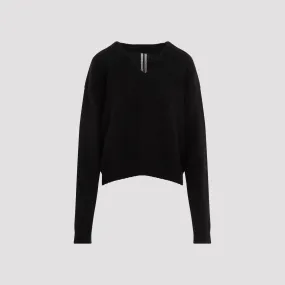 Black Tommy V-Neck Alpaca-blend Sweater