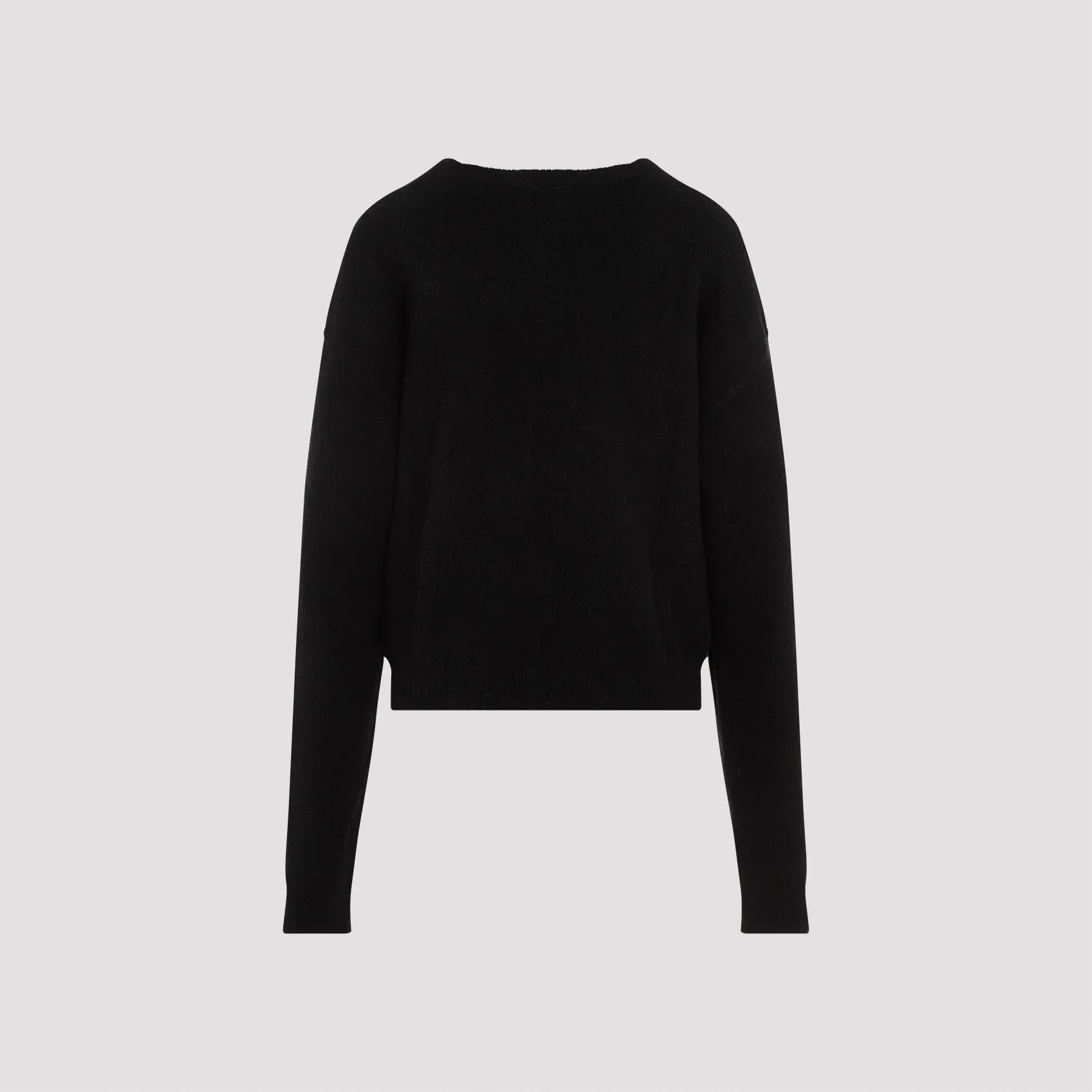 Black Tommy V-Neck Alpaca-blend Sweater