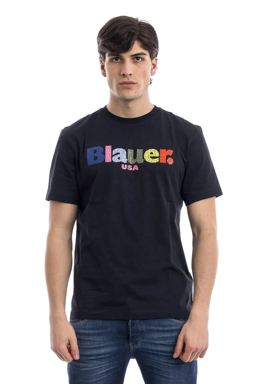 BLAUER -T-SHIRT UOMO LOGO BLAUER 23SBLUH02109 004547