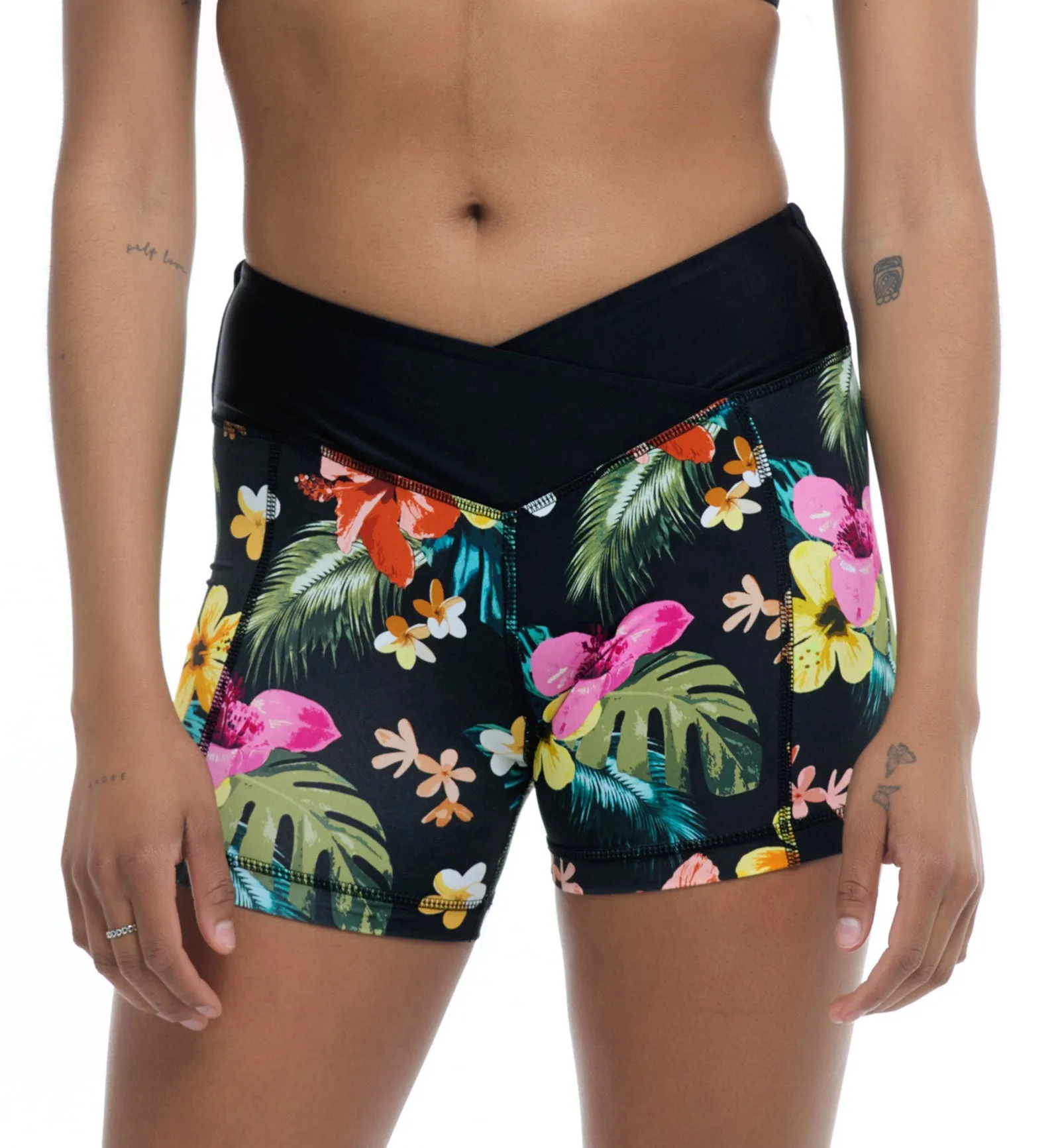 Body Glove Tropical Island Speedy Cross-over Swim Short (39591663) - Black