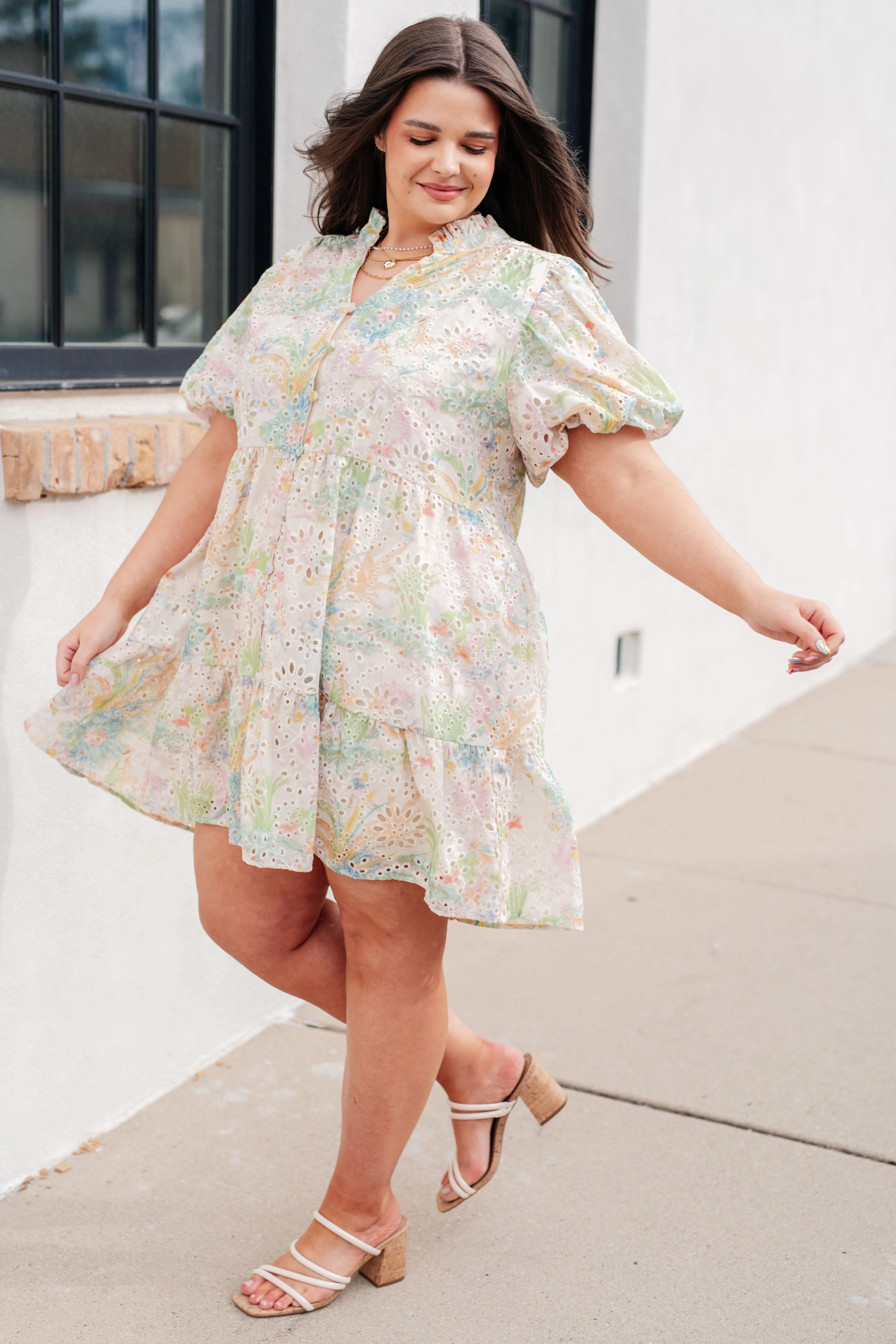 Bridget Eyelet Dress