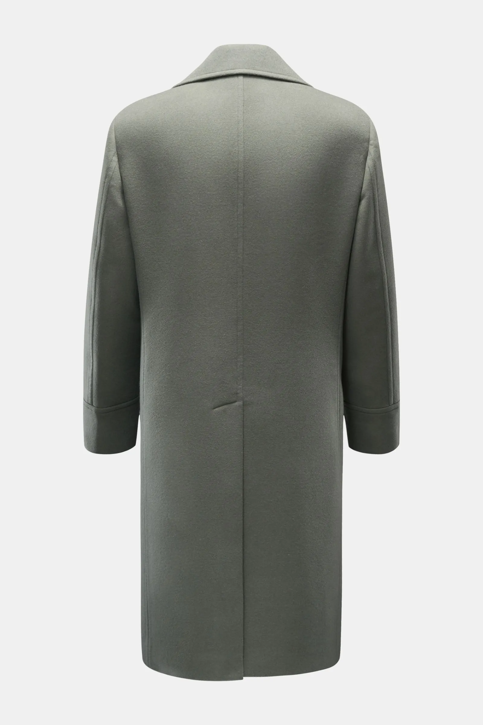 BRUNELLO CUCINELLI wool coat grey-green