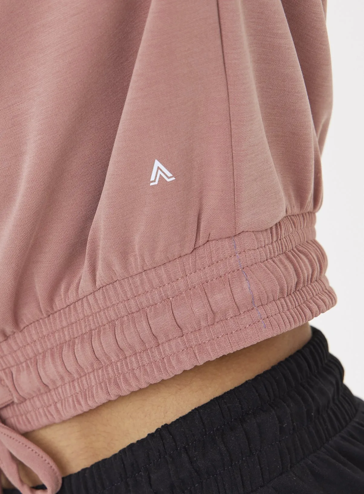 Buy Active Rose Pink Peached Scuba Cropped Hoodie XXL | Hoodies and sweatshirts | Tu