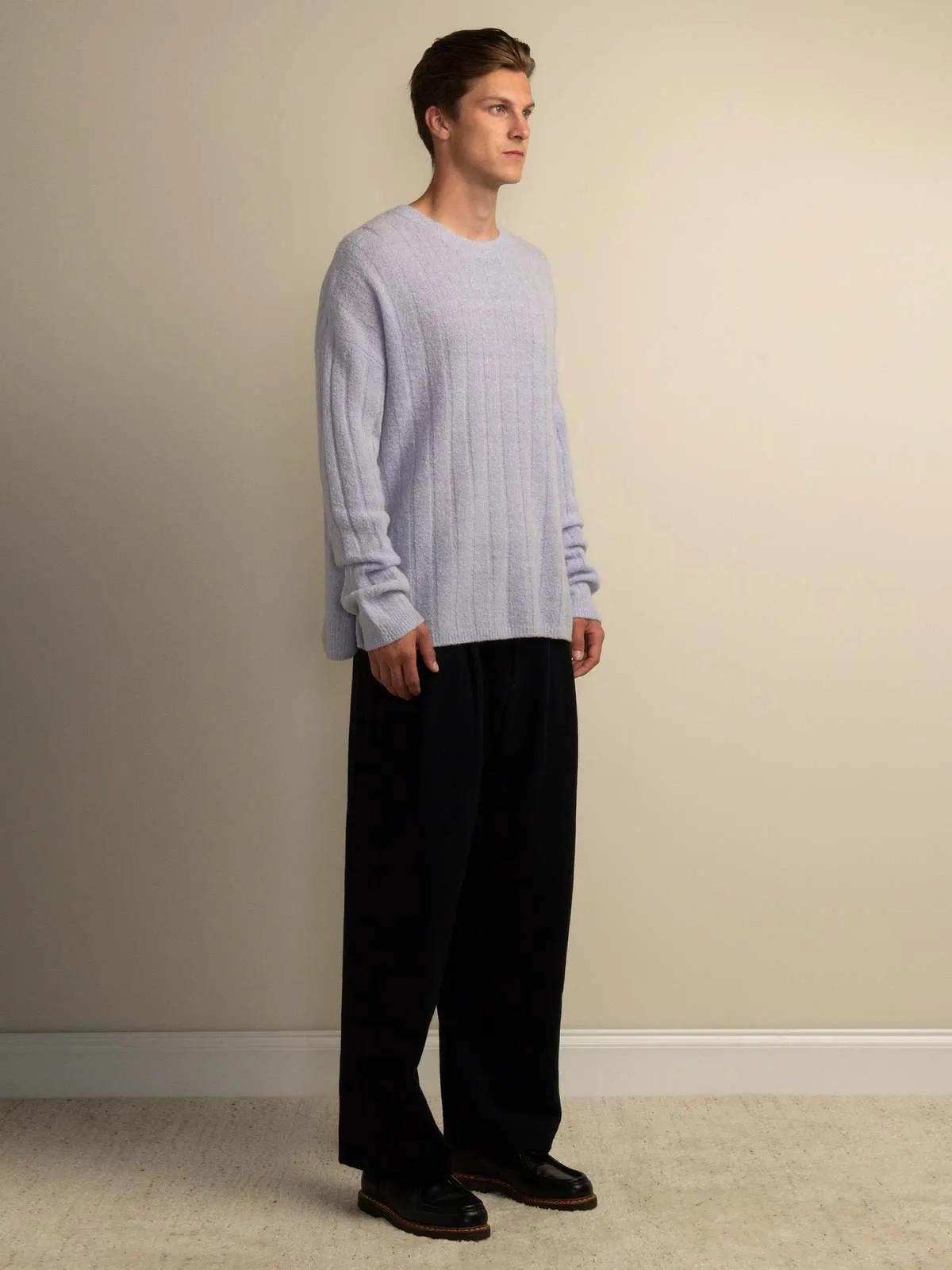 Cashmere Boucle Sweater - Iceberg