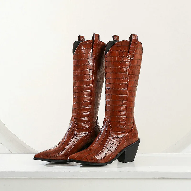 Casual Knee-length Boots High Boots