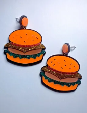 CHEESEBURGER EARRINGS