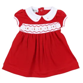 Clara and Caden Smocked Collared Dress