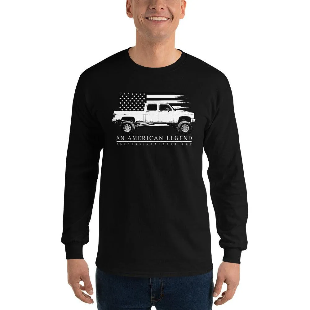 Crew Cab Square Body Truck Long Sleeve T-Shirt