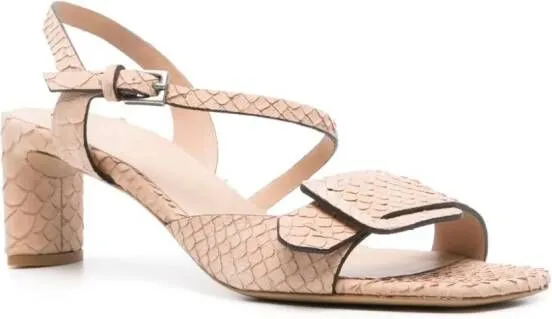 Del Carlo Moor 55mm leather sandals Neutrals