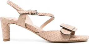 Del Carlo Moor 55mm leather sandals Neutrals