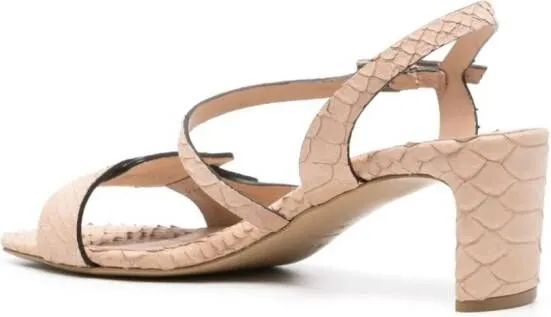 Del Carlo Moor 55mm leather sandals Neutrals