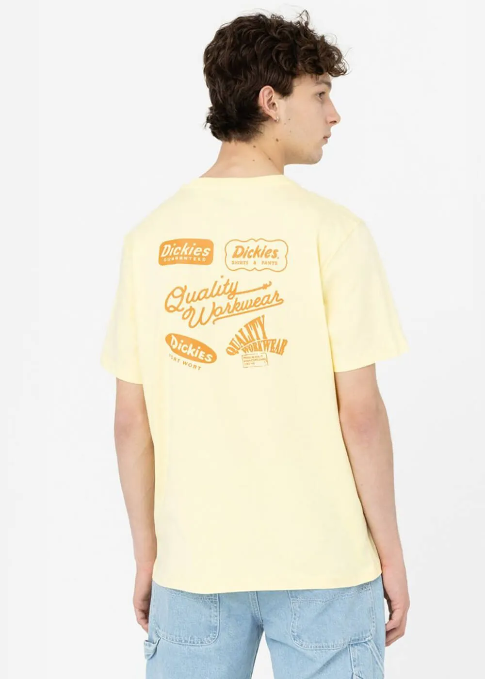 Dickies Men's Fircrest T-Shirt Pale Banana Yellow