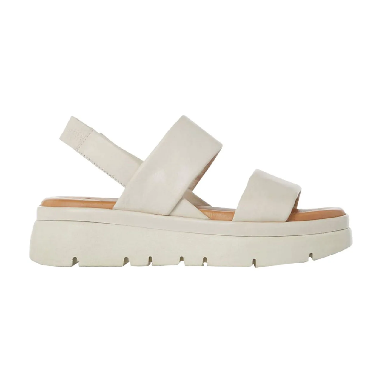 DUNE LONDON Location Padded Flatform Sandals - White