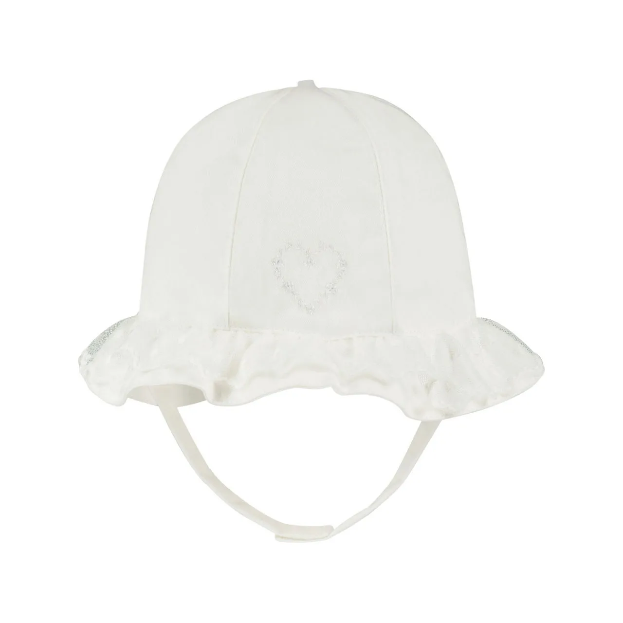 EMILE ET ROSE Florrie Woven Sun Hat - WHITE