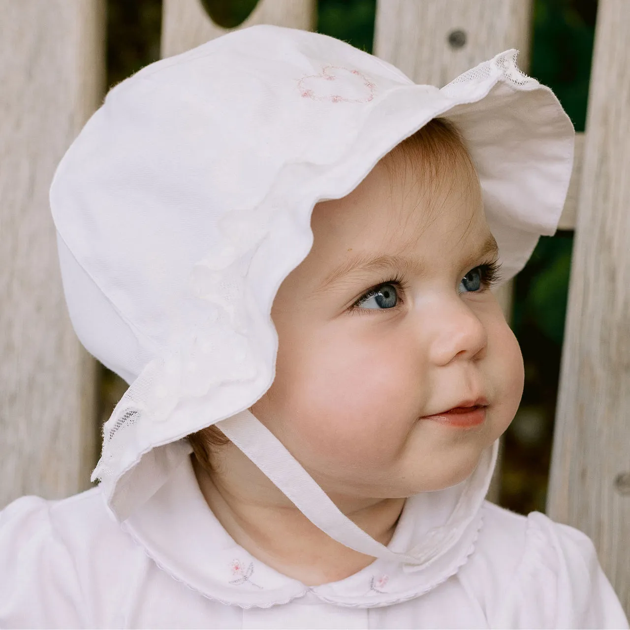 EMILE ET ROSE Florrie Woven Sun Hat - WHITE