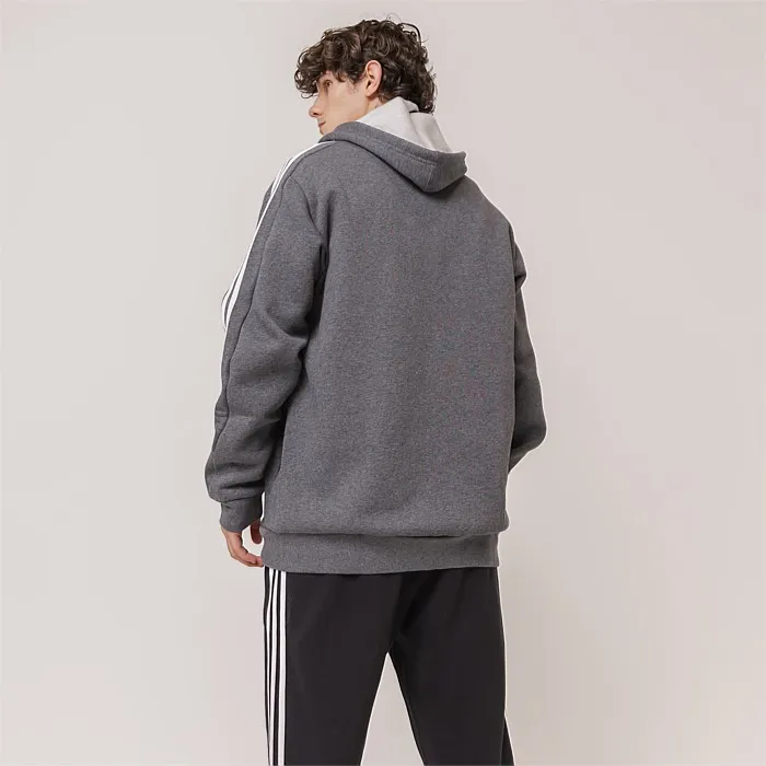 Essentials Fleece 3-Stripes Full-Zip Hoodie | Hoodies & Crews | Stirling Sports