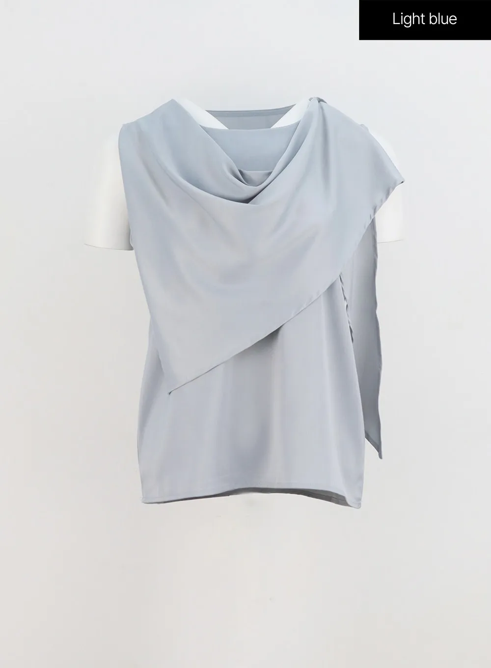 Flare Neck Sleeveless Blouse IY331