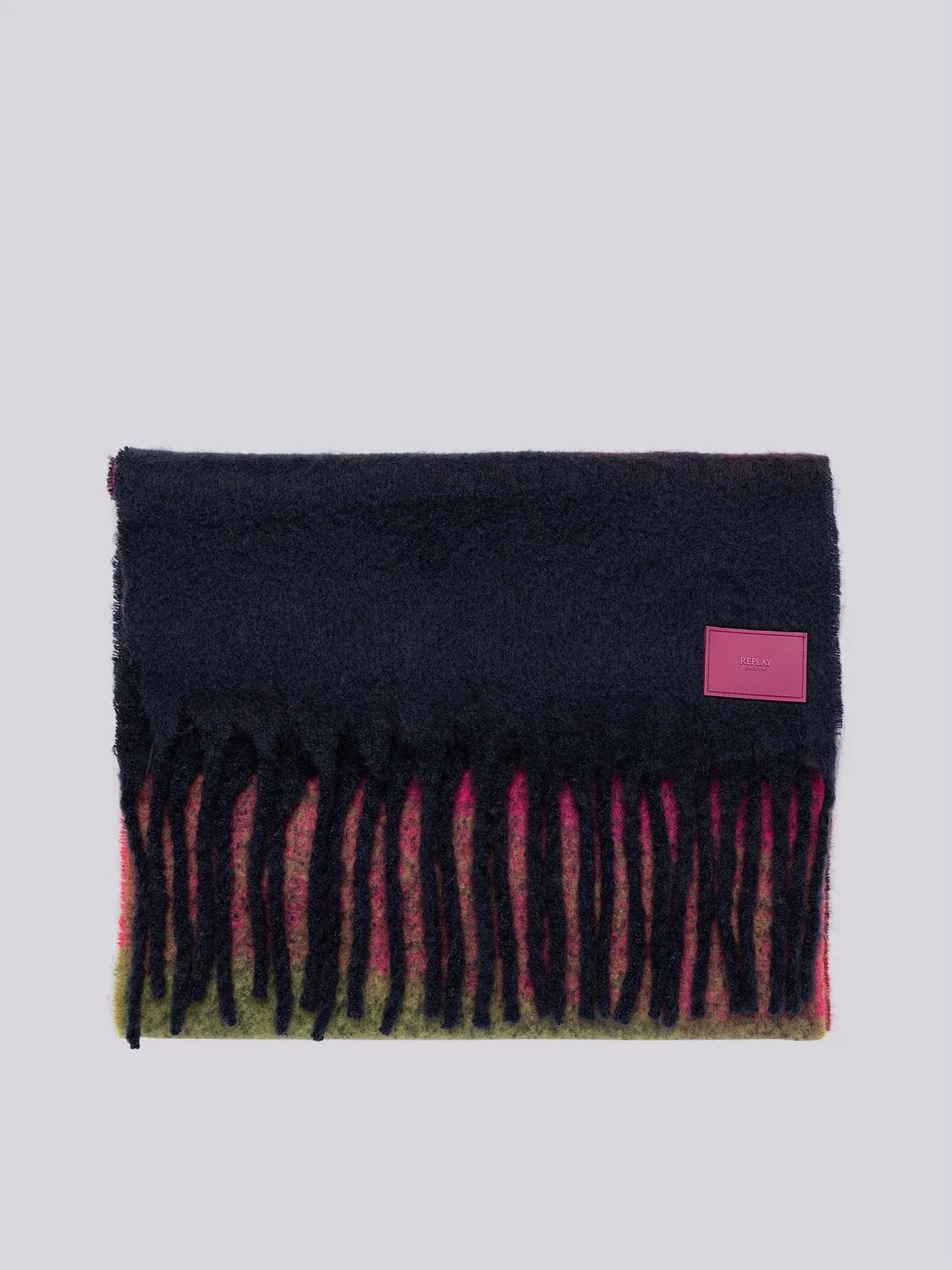 FRINGED OMBRÉ SCARF