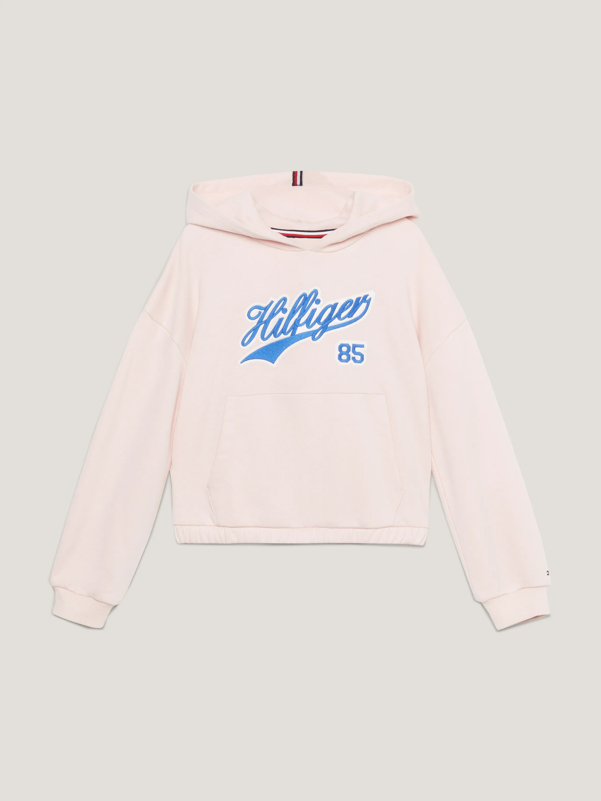 Girls 8-16 Varsity Script Logo Relaxed Fit Hoodie | Sweatshirts & Hoodies | Tommy Kids