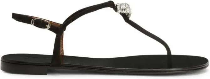 Giuseppe Zanotti Maryland crystal-embellished sandals Black