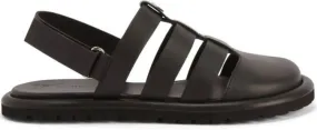 Giuseppe Zanotti Rusery leather cage sandals Black