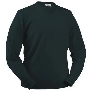 GLENBRAE V-Neck Lambswool Sweater