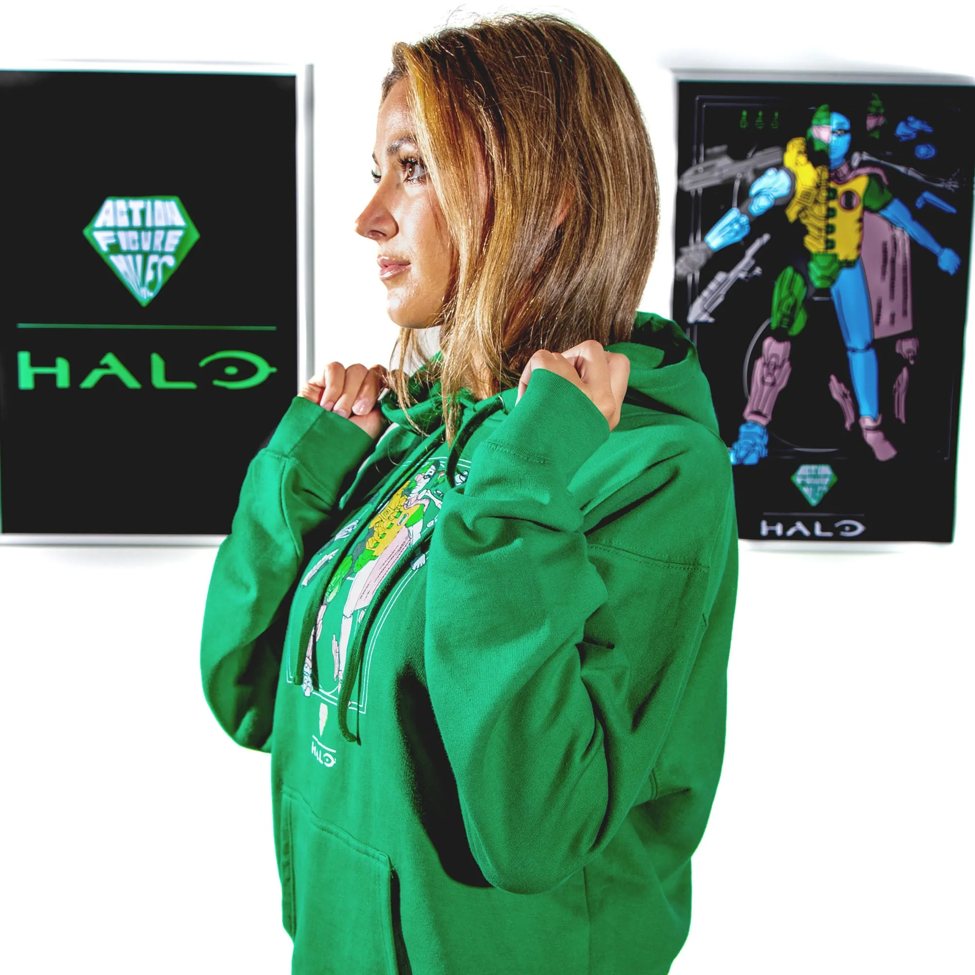 Halo Action Figure Miles Evolution Hoodie