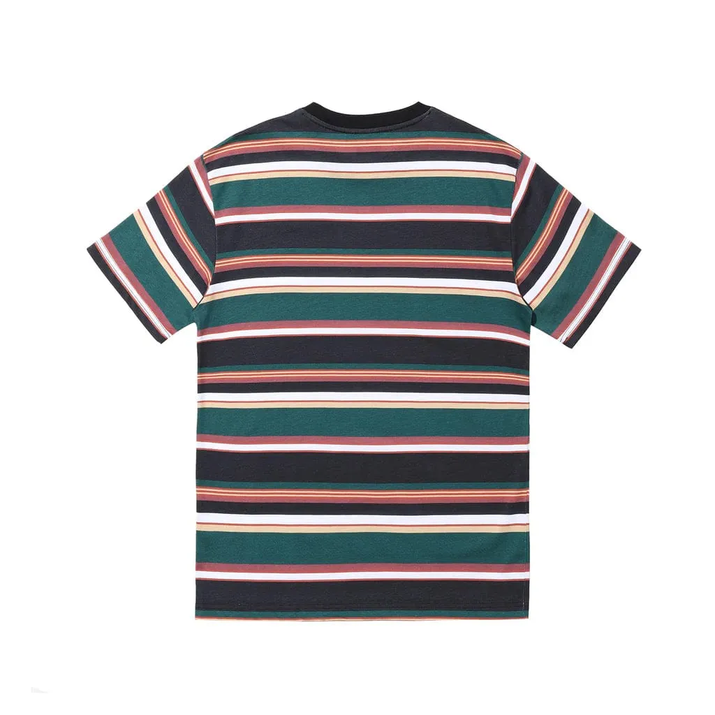 Helas Rayures Striped T-Shirt Green/Black