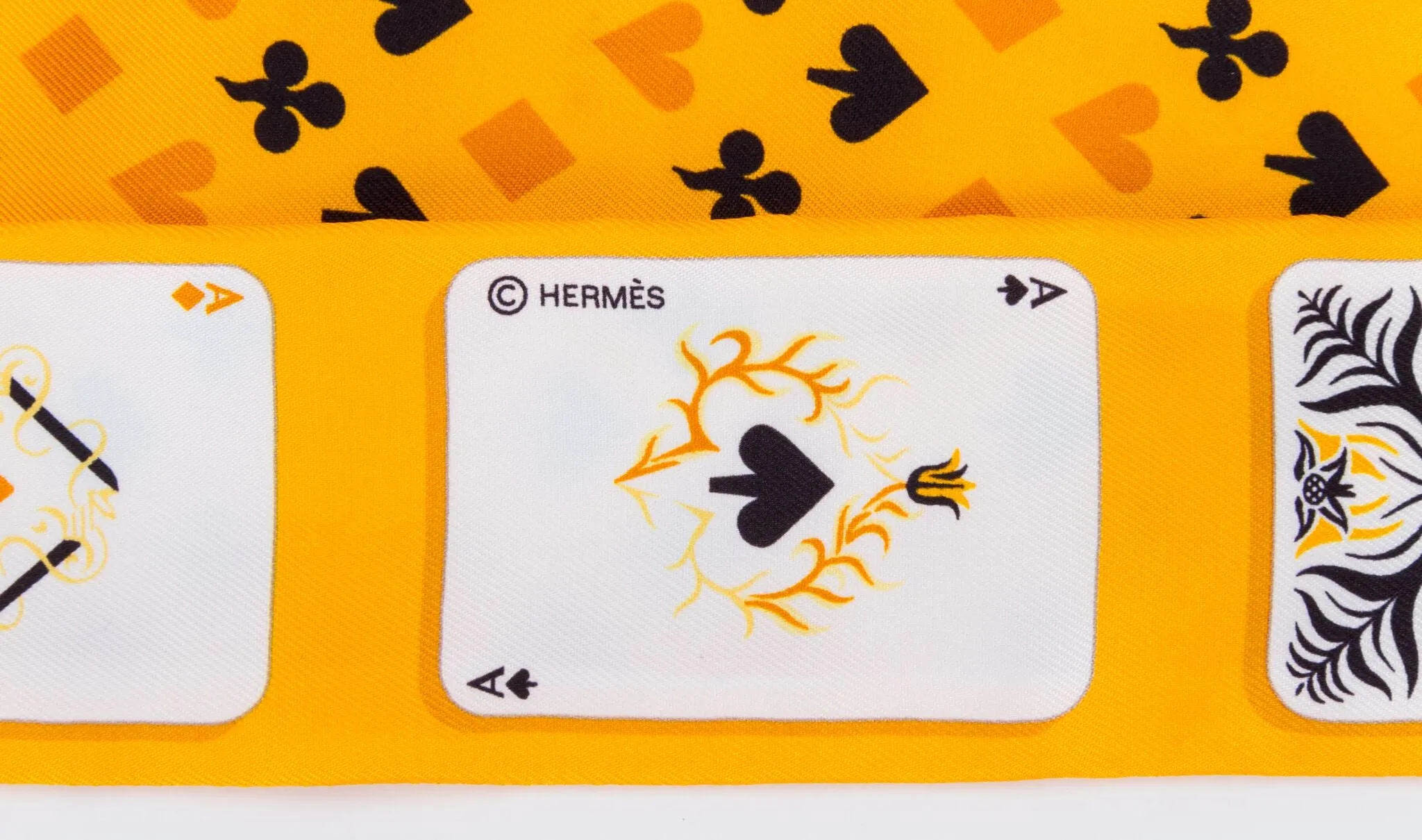 Hermès Yellow Jeu de Cartes Medor Twilly