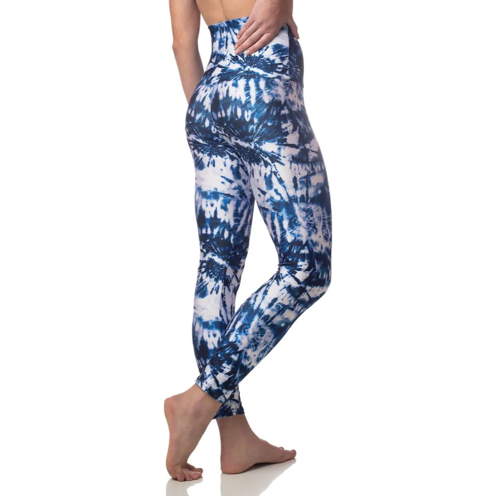 Indigo Tie Dye Sneaker Legging