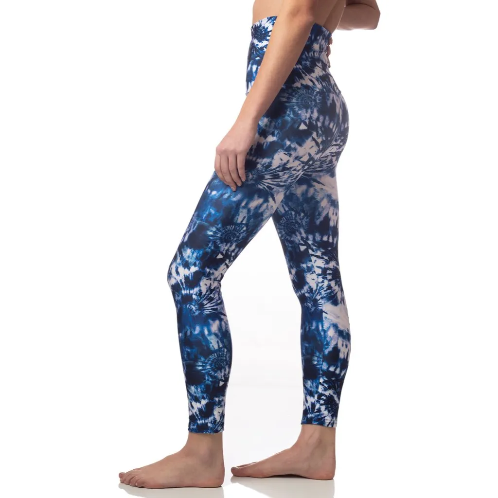 Indigo Tie Dye Sneaker Legging