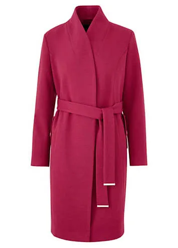 Kaleidoscope London Calling Smart Berry Coat | Kaleidoscope