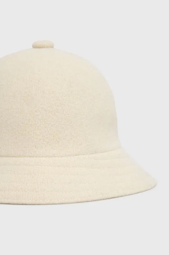 Kangol wool hat beige color