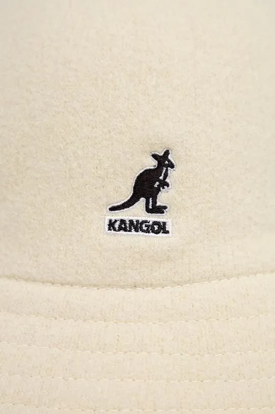 Kangol wool hat beige color