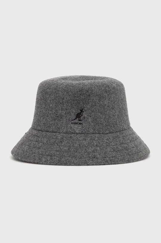 Kangol wool hat gray color