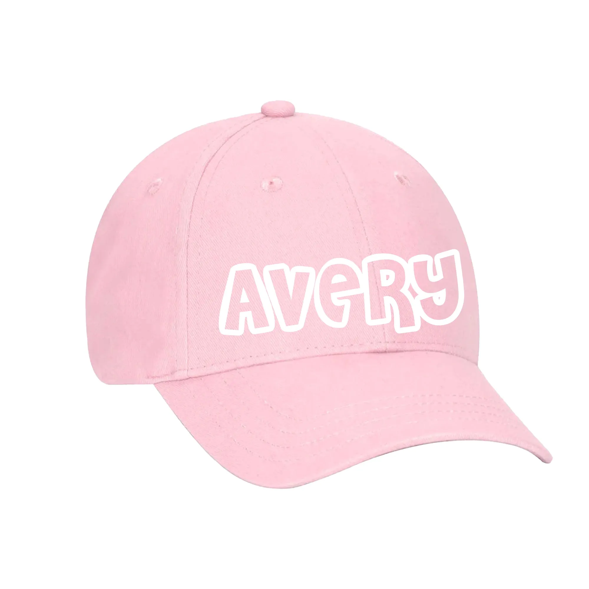 KIDS Personalized Hat -Outline Name