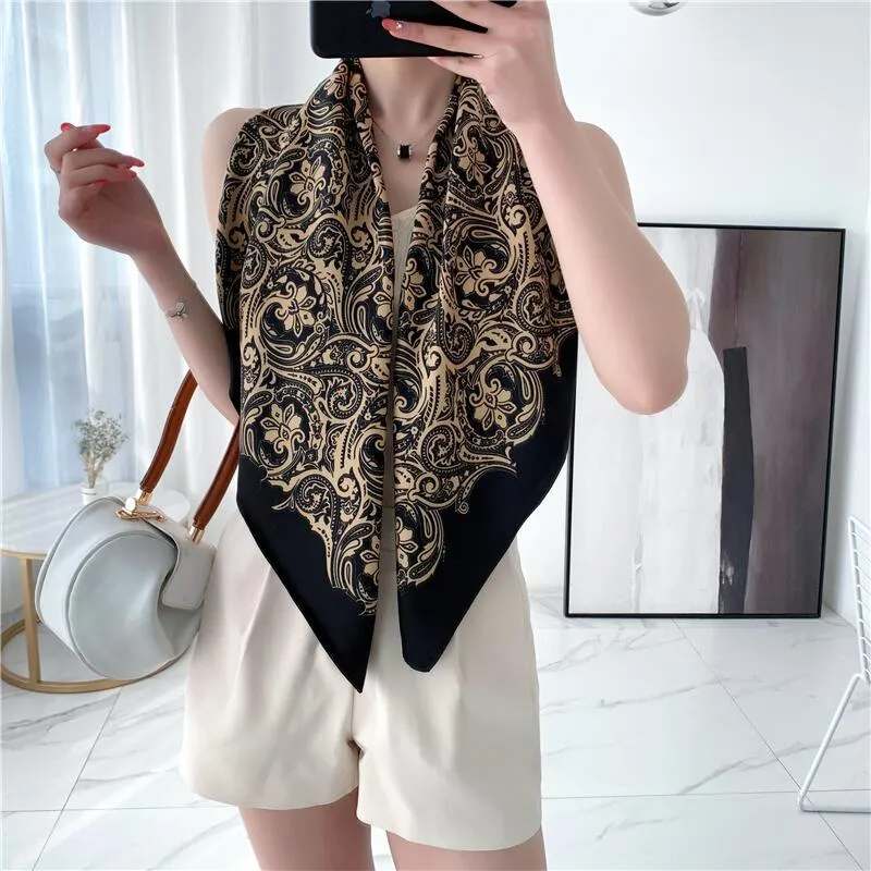 Leopard Twill Scarf