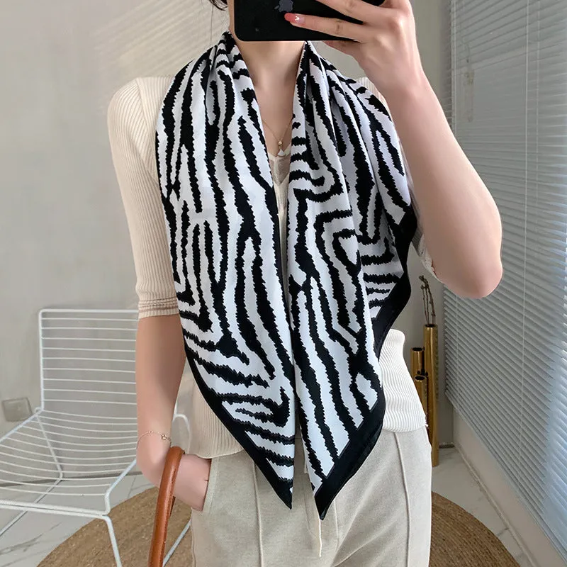 Leopard Twill Scarf