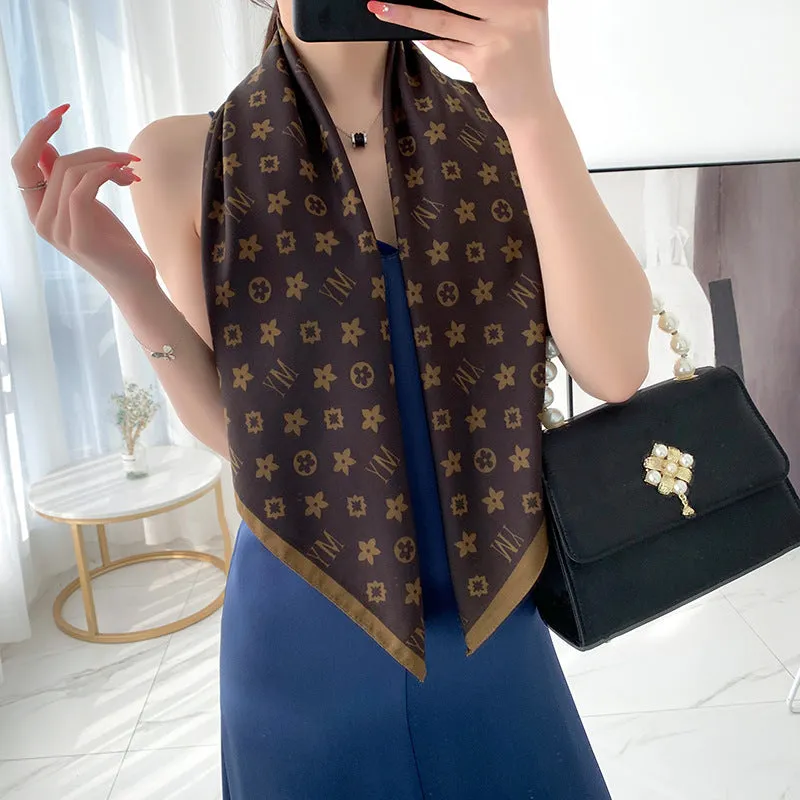 Leopard Twill Scarf